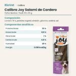 Ficha técnica de Calibra Joy Salami de Cordero Snack para Perros Pack 20x30 g: composición y componentes analíticos