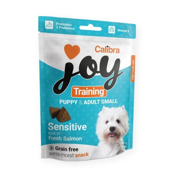 Calibra Joy Training Sensitive Puppy & Adult S Salmón Snack para Perros Pequeños 150 g, imagen principal