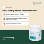 Calier Ado Dental Polvo Oral Antisarro Para Perros Y Gatos 60 G - beneficios