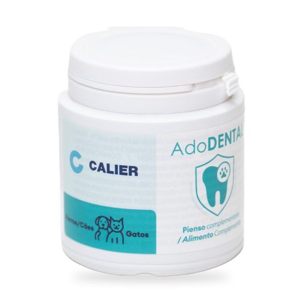 Calier Ado Dental Polvo Oral Antisarro Para Perros Y Gatos 60 G