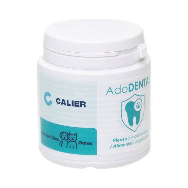Calier Ado Dental Polvo Oral Antisarro Para Perros Y Gatos 60 G