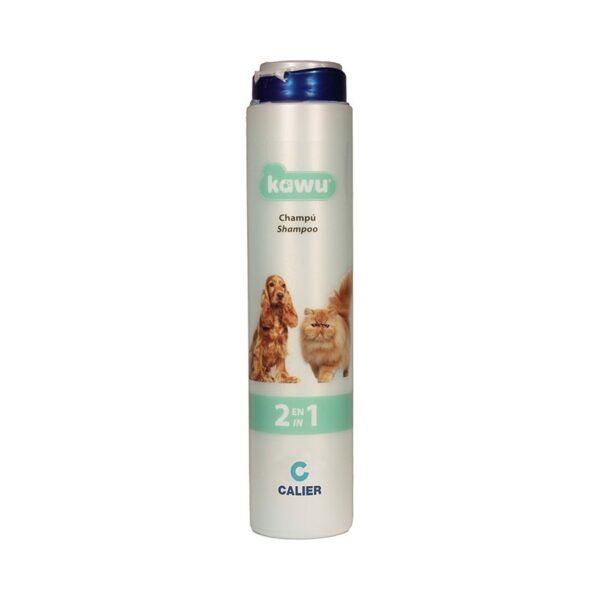 Calier Kawu Champú 2 En 1 Con Acondicionador Perros Y Gatos 250 Ml