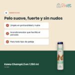 Calier Kawu Champú 2 En 1 Con Acondicionador Perros Y Gatos 250 Ml - beneficios
