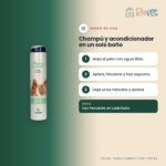 Calier Kawu Champú 2 En 1 Con Acondicionador Perros Y Gatos 250 Ml - modo de uso
