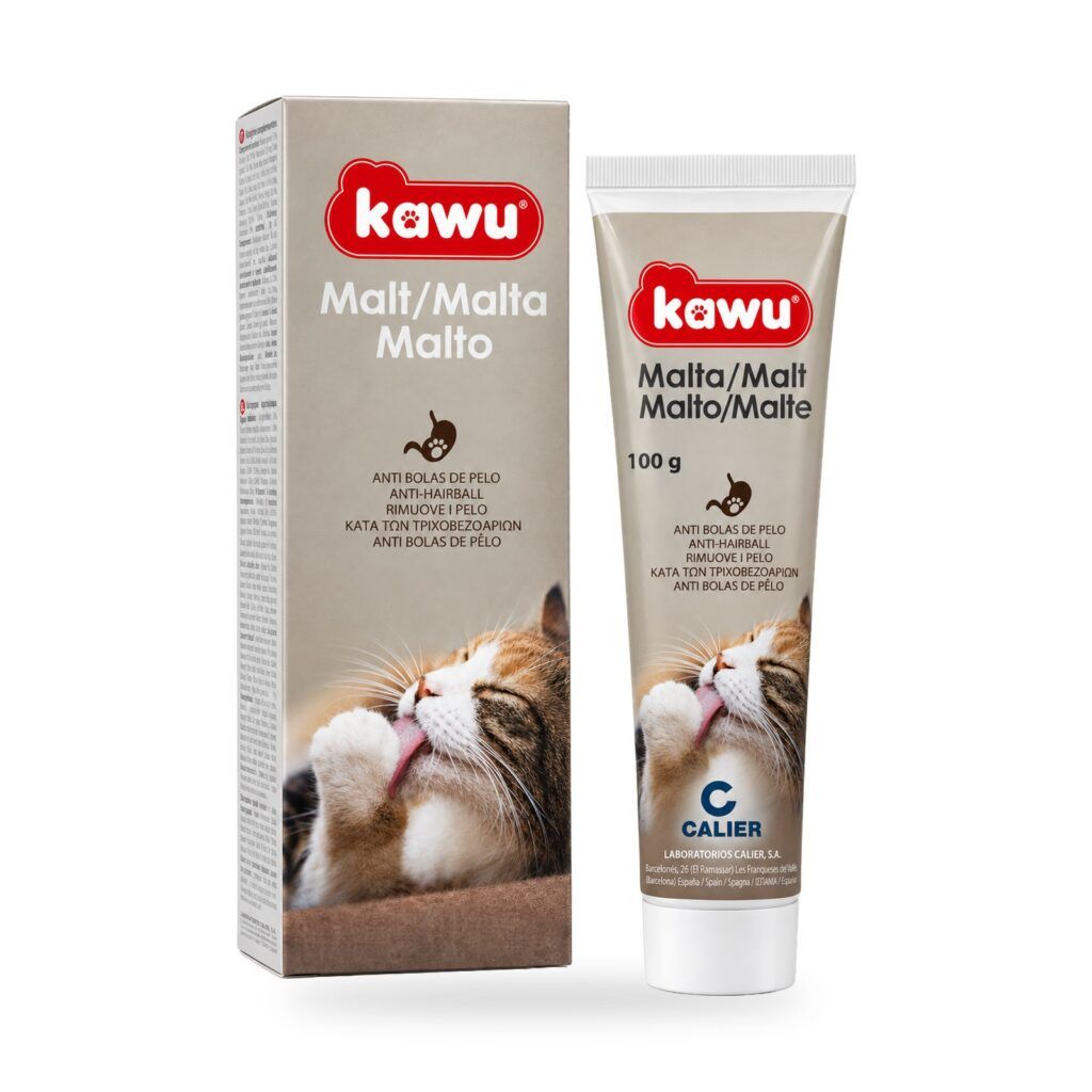 Calier Kawu Malta Pasta Antibolas De Pelo Para Gatos 100 G
