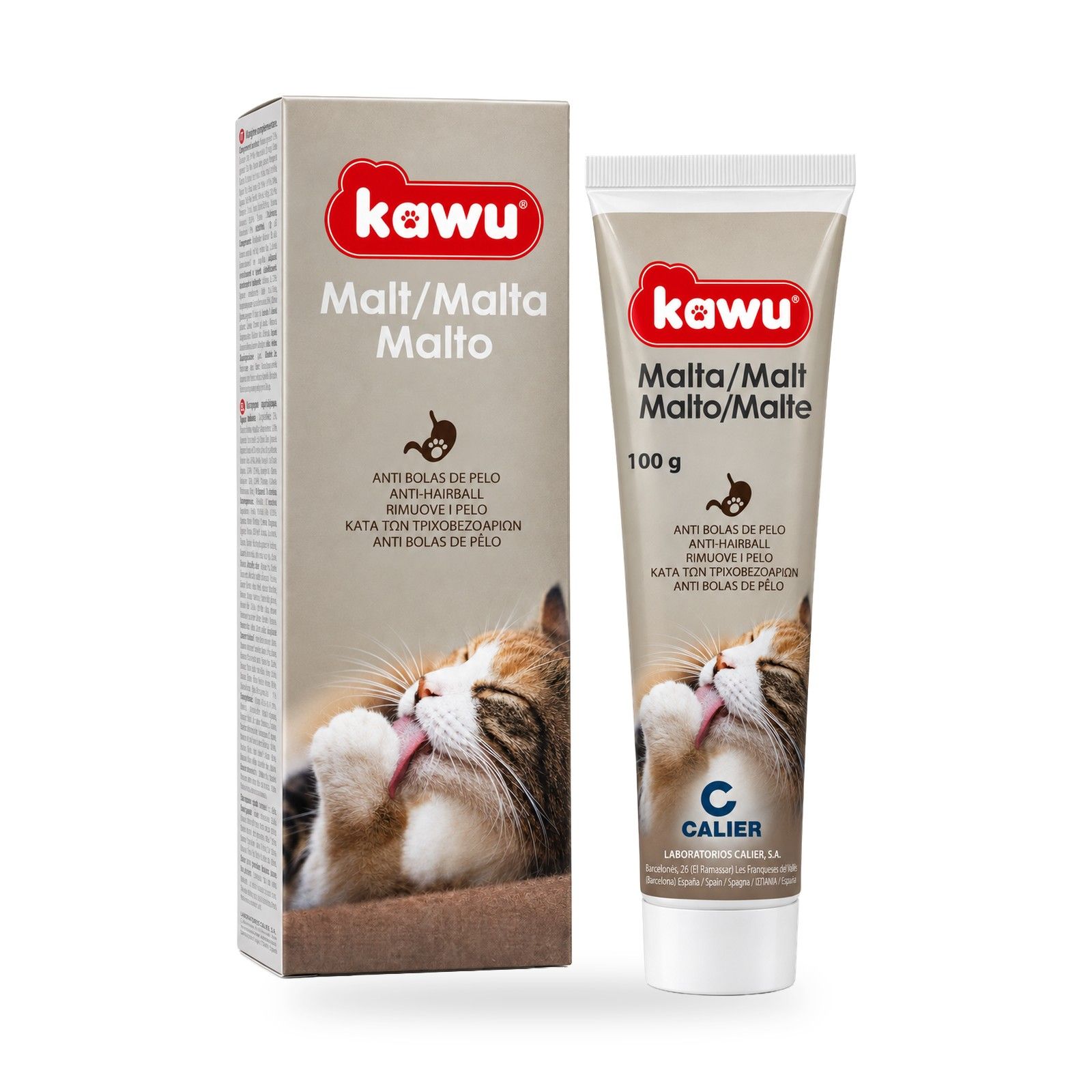 Calier Kawu Malta Pasta Antibolas De Pelo Para Gatos 100 G Calier Kawu Malta Pasta Antibolas De Pelo Para Gatos 100 G