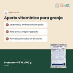 Beneficios de Calier Promotor-43 Premezcla Vitaminas Y Aminoácidos 10 X 100 G