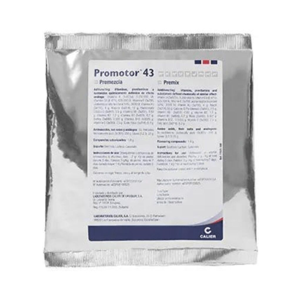 Calier Promotor-43 Premezcla Vitaminas Y Aminoácidos 10 X 100 G
