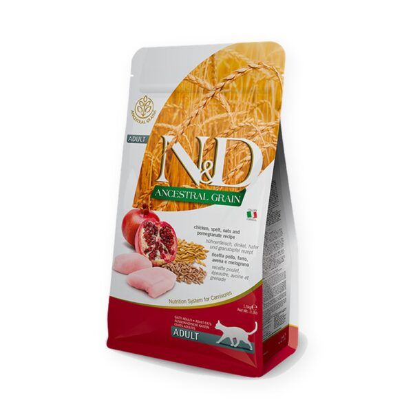 Farmina N&D Ancestral Grain Pollo y Granada Pienso para Gatos