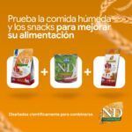 Farmina N&D Ancestral Grain Pollo y Granada Pienso para Perros Light Mini 2,5 kg - información oficial Farmina 8