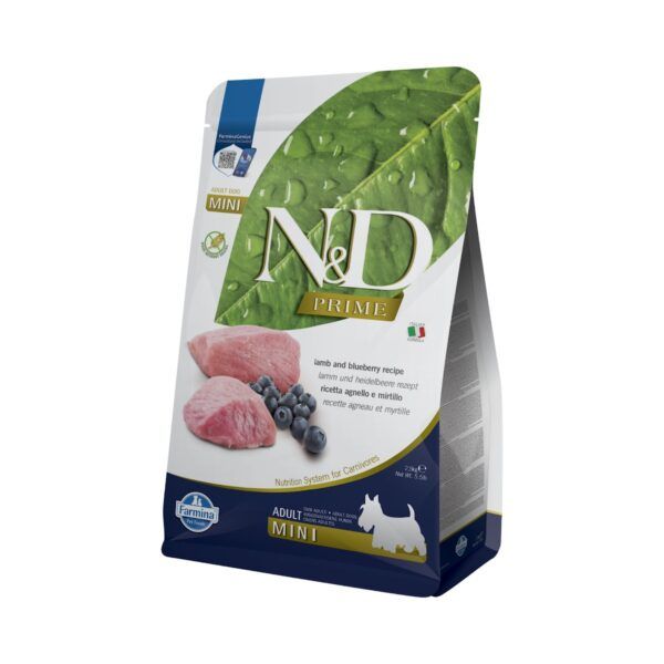 Farmina N&D Prime Cordero y Arándanos Pienso Sin Cereales para Perros Mini