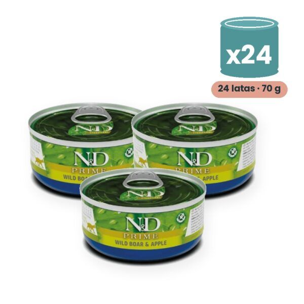 Farmina N&D Prime Jabalí y Manzana Comida Húmeda para Gatos