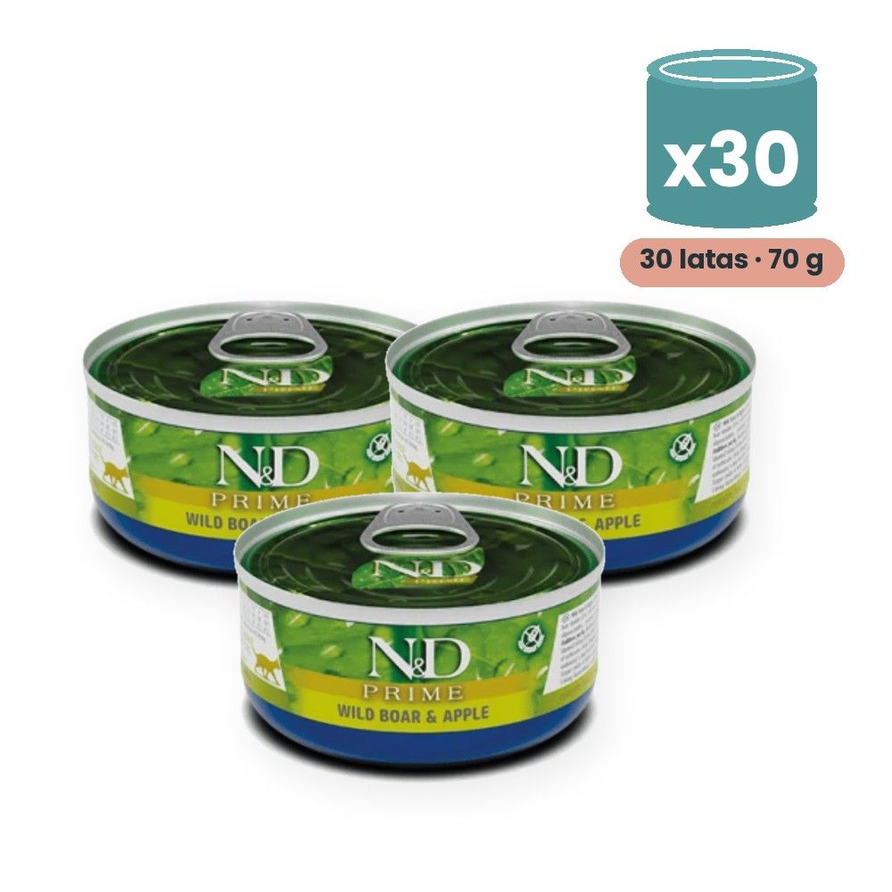 Farmina N&D Prime Jabalí y Manzana Comida Húmeda para Gatos Farmina N&D Prime Jabalí y Manzana Comida Húmeda para Gatos