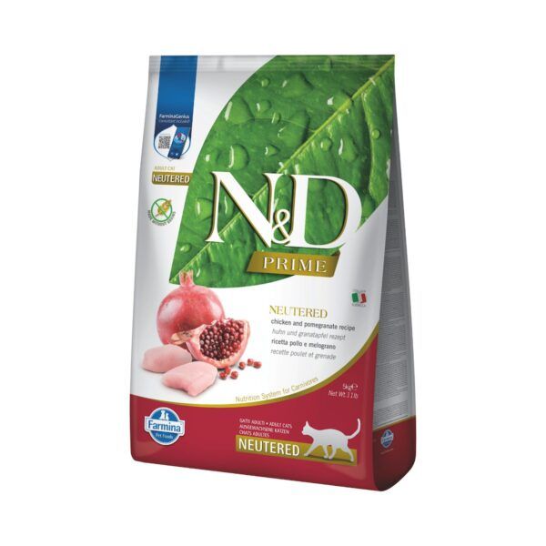 Farmina N&D Prime Pollo y Granada Pienso Sin Cereales para Gatos Esterilizados