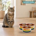 Gato junto a Farmina N&D Pumpkin Jabalí, Calabaza y Manzana Comida Húmeda para Gatos
