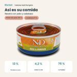 Composición de Farmina N&D Pumpkin Pato y Calabaza Comida Húmeda para Gatos