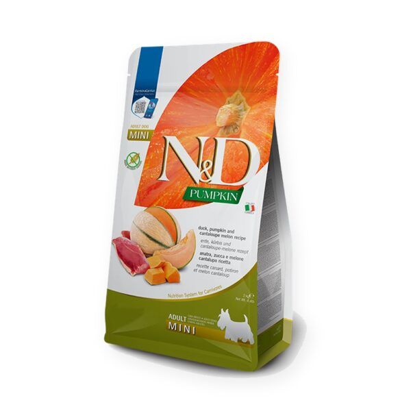 Farmina N&D Pumpkin Pato y Melón Pienso Sin Cereales para Perros Mini