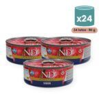 Farmina N&D Quinoa Cordero Comida Húmeda para Gatos Senior Pack 24x80 g