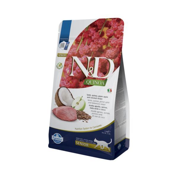 Farmina N&D Quinoa Cordero Pienso Sin Cereales para Gatos Senior