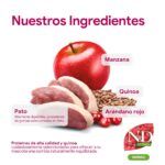 Farmina N&D Quinoa Hairball Pato Pienso Sin Cereales para Gatos - información oficial Farmina 3