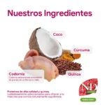 Farmina N&D Quinoa Skin & Coat Codorniz Pienso Sin Cereales para Gatos - información oficial Farmina 3