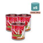 Farmina N&D Quinoa Skin & Coat Venado Comida Húmeda para Perros Pack 6x285 g