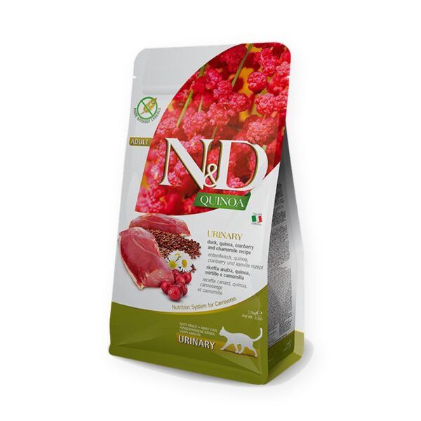 Farmina N&D Quinoa Urinary Pato Pienso Sin Cereales para Gatos