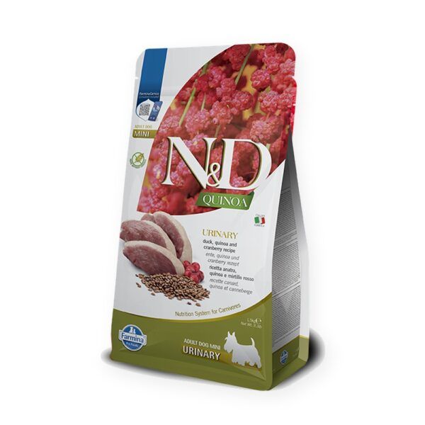 Farmina N&D Quinoa Urinary Pato Pienso Sin Cereales para Perros Mini