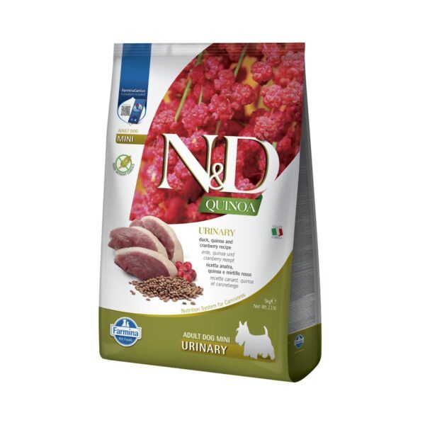Farmina N&D Quinoa Urinary Pato Pienso Sin Cereales para Perros Mini