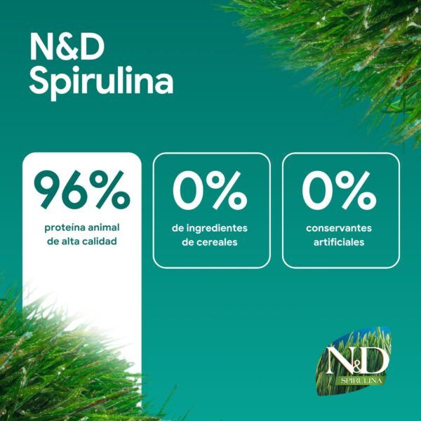 Farmina N&D Spirulina - información oficial de la marca