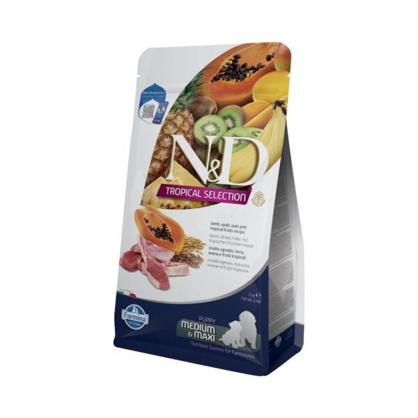 Farmina N&D Tropical Selection Cordero y Frutas Tropicales Pienso para Cachorros Medianos y Grandes 2 Kg