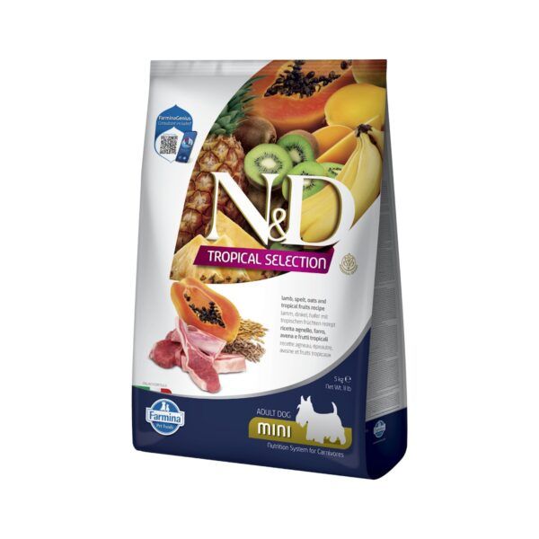 Farmina N&D Tropical Selection Cordero y Frutas Tropicales Pienso para Perros Mini