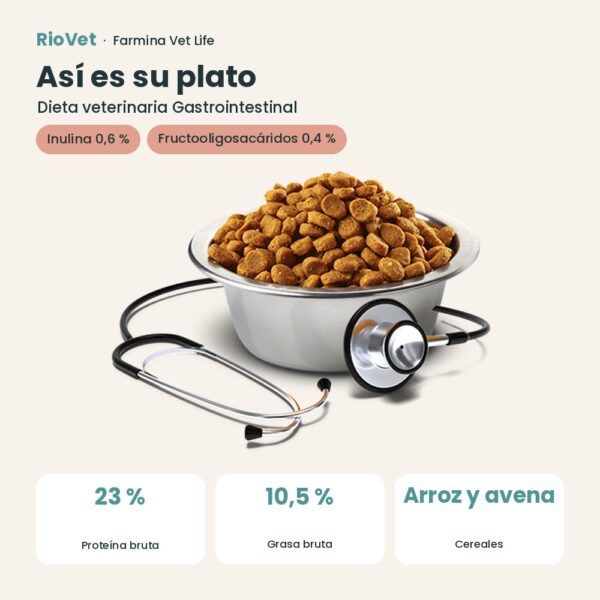 Composición de Farmina Vet Life Gastrointestinal Pienso para Perros