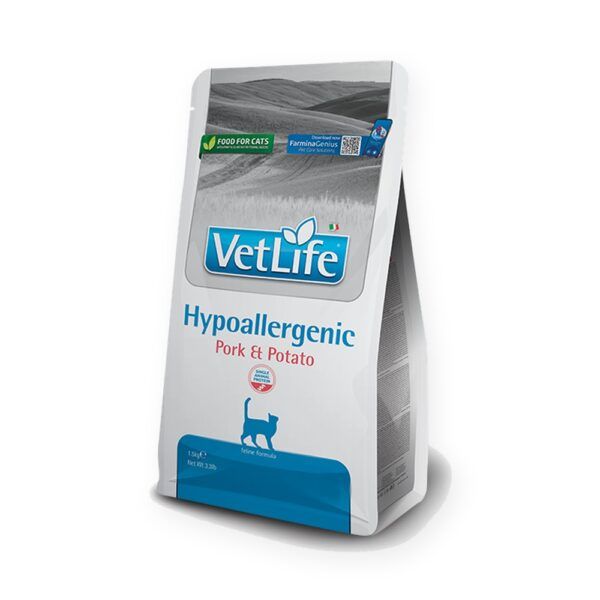 Farmina Vet Life Hypoallergenic Cerdo y Patata Pienso para Gatos