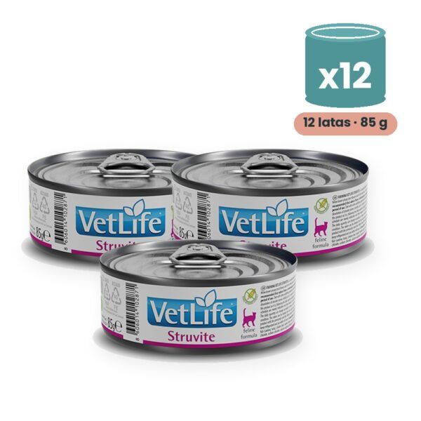 Farmina Vet Life Struvite Comida Húmeda para Gatos Pack 12x85 g