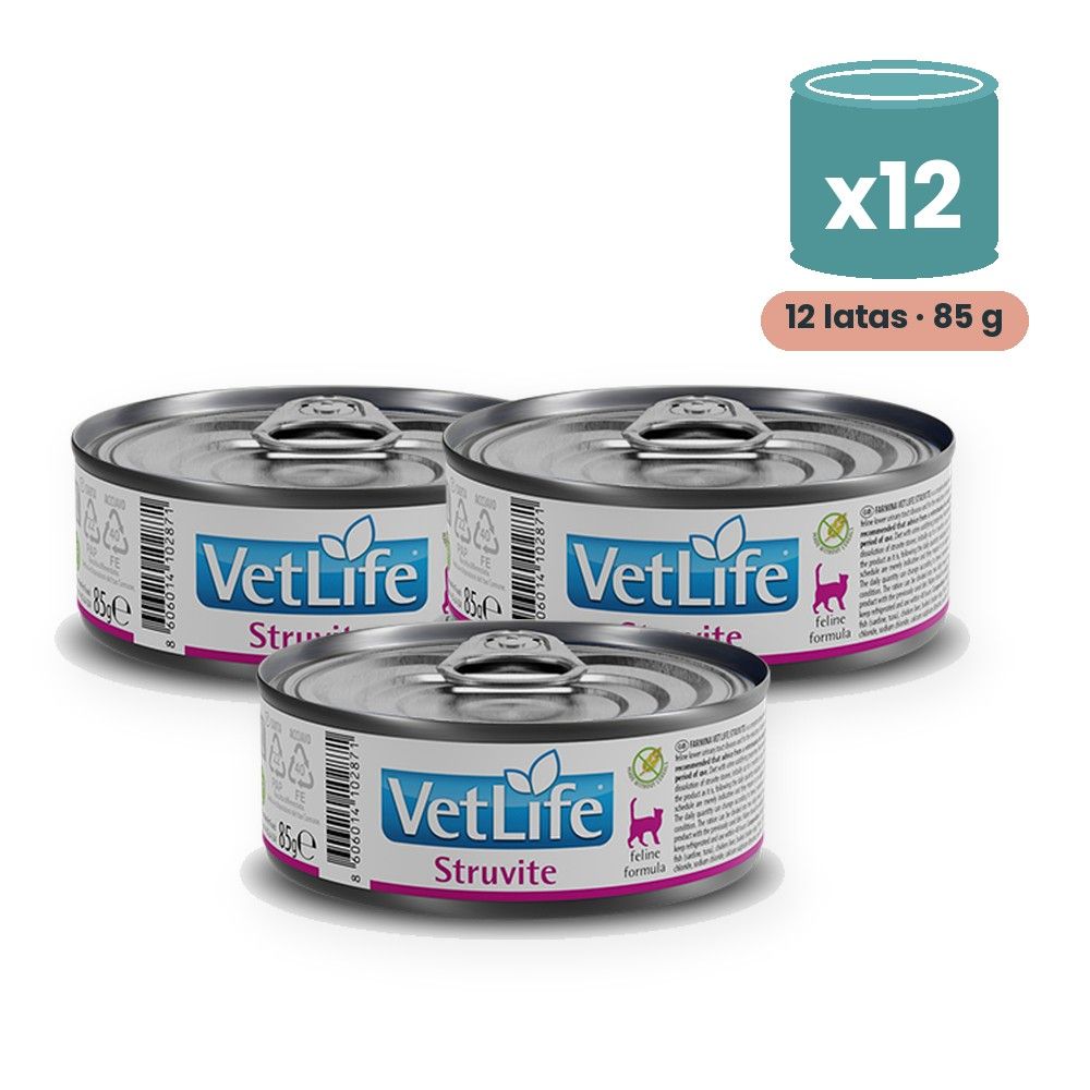 Farmina Vet Life Struvite Comida Húmeda para Gatos Pack 12x85 g Farmina Vet Life Struvite Comida Húmeda para Gatos Pack 12x85 g