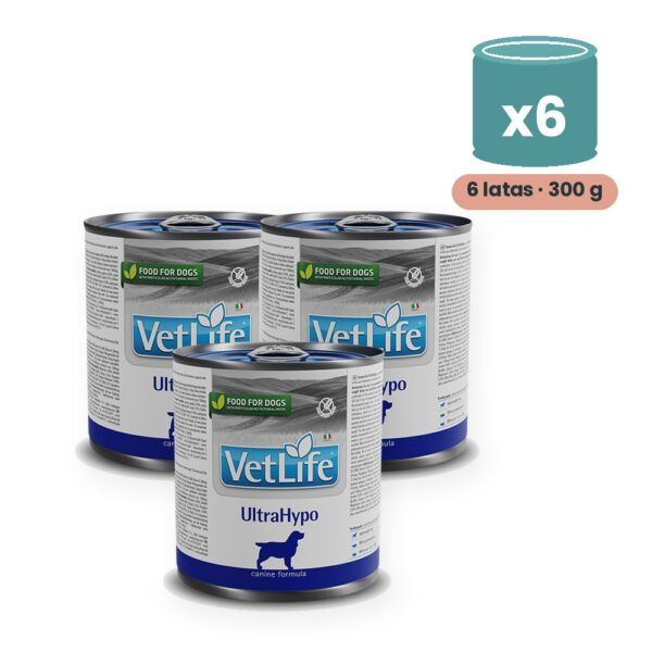Farmina Vet Life UltraHypo Comida Húmeda para Perros Pack 6x300 g