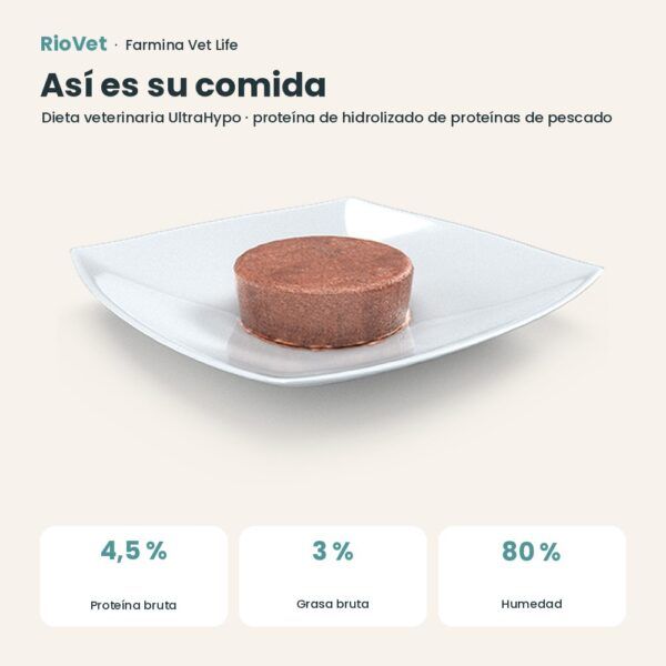 Composición de Farmina Vet Life UltraHypo Comida Húmeda para Perros