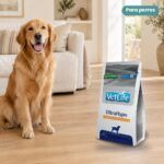 Perro junto a Farmina Vet Life UltraHypo Pienso para Perros