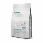 Nature's Protection Pienso Gatos Adultos Sin Cereales de Arenque | Pelo Blanco