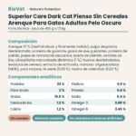 Nature's Protection Superior Care Dark Cat Pienso Sin Cereales Arenque Para Gatos Adultos Pelo Oscuro ficha técnica