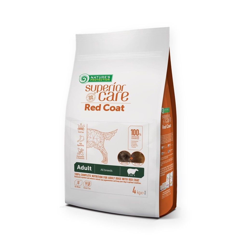 Nature's Protection Superior Care Red Dog Pienso Sin Cereales Cordero Para Perros Adultos Pelo Rojo 10 kg Nature's Protection Superior Care Red Dog Pienso Sin Cereales Cordero Para Perros Adultos Pelo Rojo 10 kg