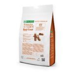 Nature's Protection Superior Care Red Dog Pienso Sin Cereales Cordero Para Perros Adultos Razas Pequeñas Pelo Rojo reverso del envase