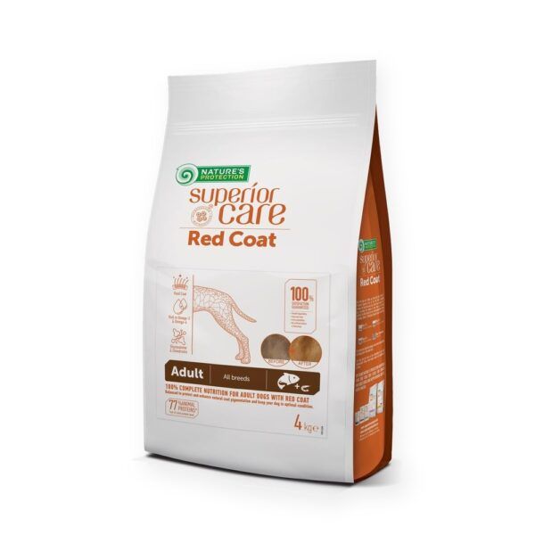 Nature's Protection Superior Care Red Dog Pienso Sin Cereales Salmón Para Perros Adultos Pelo Rojo 10 kg