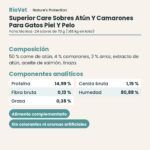 Nature's Protection Superior Care Sobres Atún Y Camarones Para Gatos Piel Y Pelo Pack 24x70 g ficha técnica