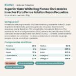 Nature's Protection Superior Care White Dog Pienso Sin Cereales Insectos Para Perros Adultos Razas Pequeñas 1,5 kg ficha técnica