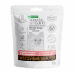 Nature's Protection White Dog Snack Crecimiento con Insectos Perros Junior 150 g | Pelo Blanco
