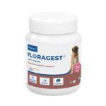 Bote de Virbac Floragest Soft Chews para perros grandes de más de 35 kg, 30 chews