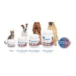 Gama Floragest: gatos, perros pequeños hasta 15 kg, medianos de 15 a 35 kg y grandes desde 35 kg