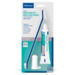 Virbac Kit Cepillo + Gel Dentífrico Enzimático Perros y Gatos
